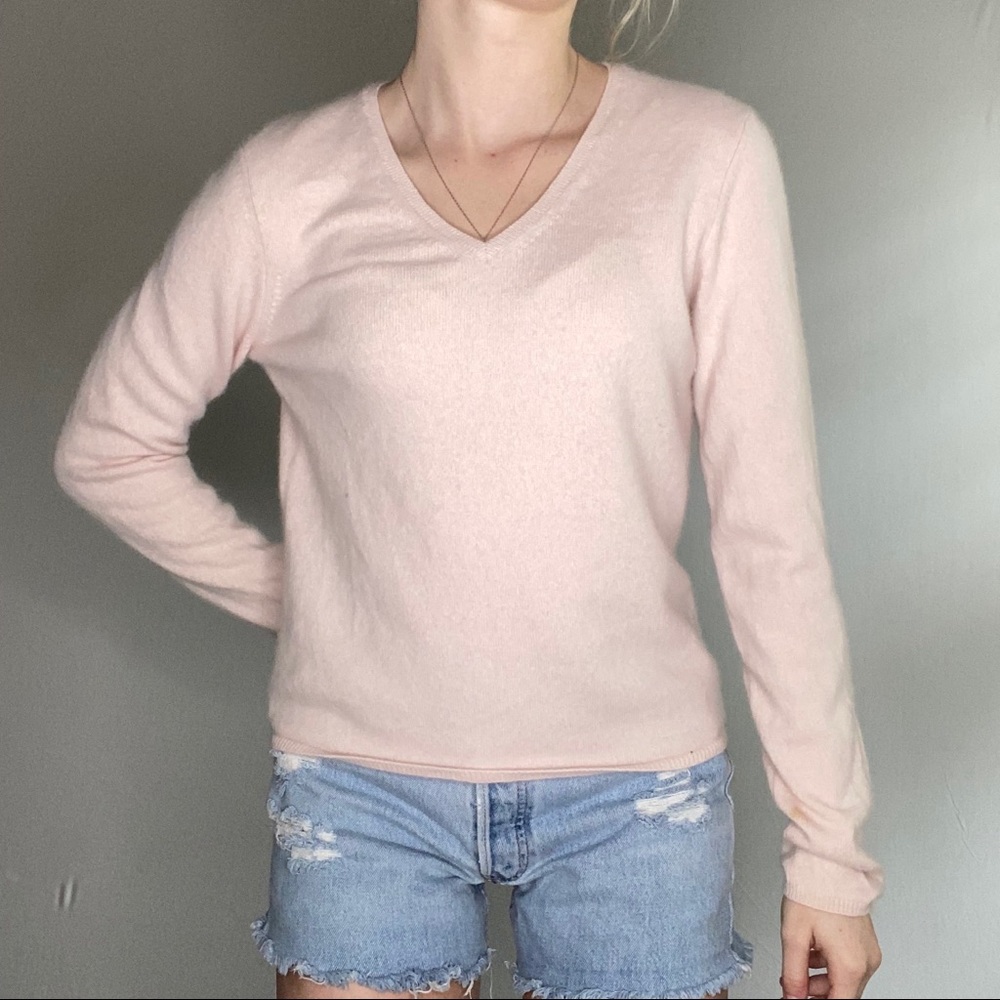 CASHMERE Soft Pink Sweater